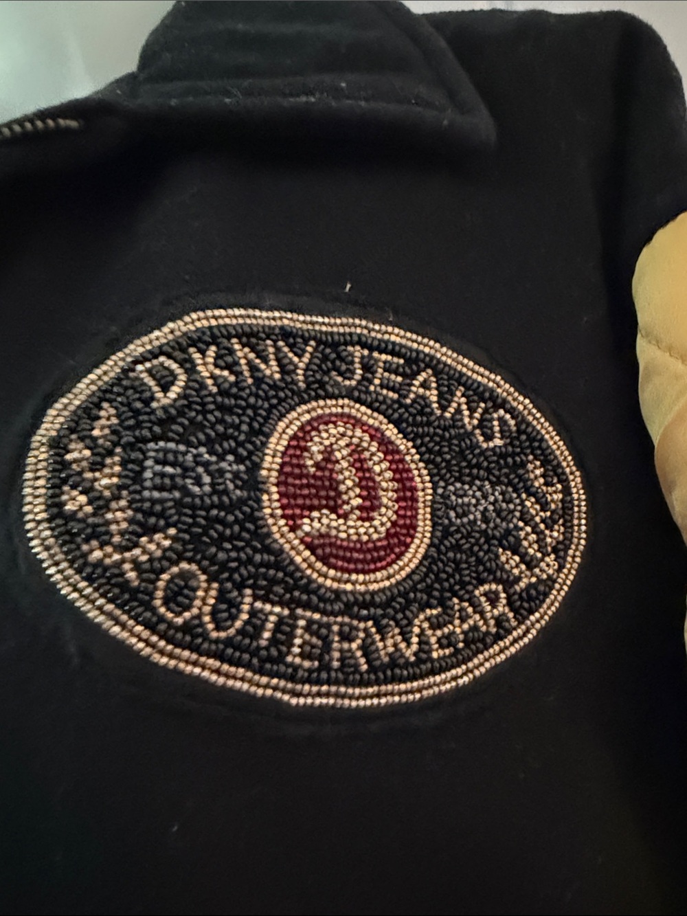 Vintage DKNY jeans bomber Varsity Jacket - Picture 3 of 4